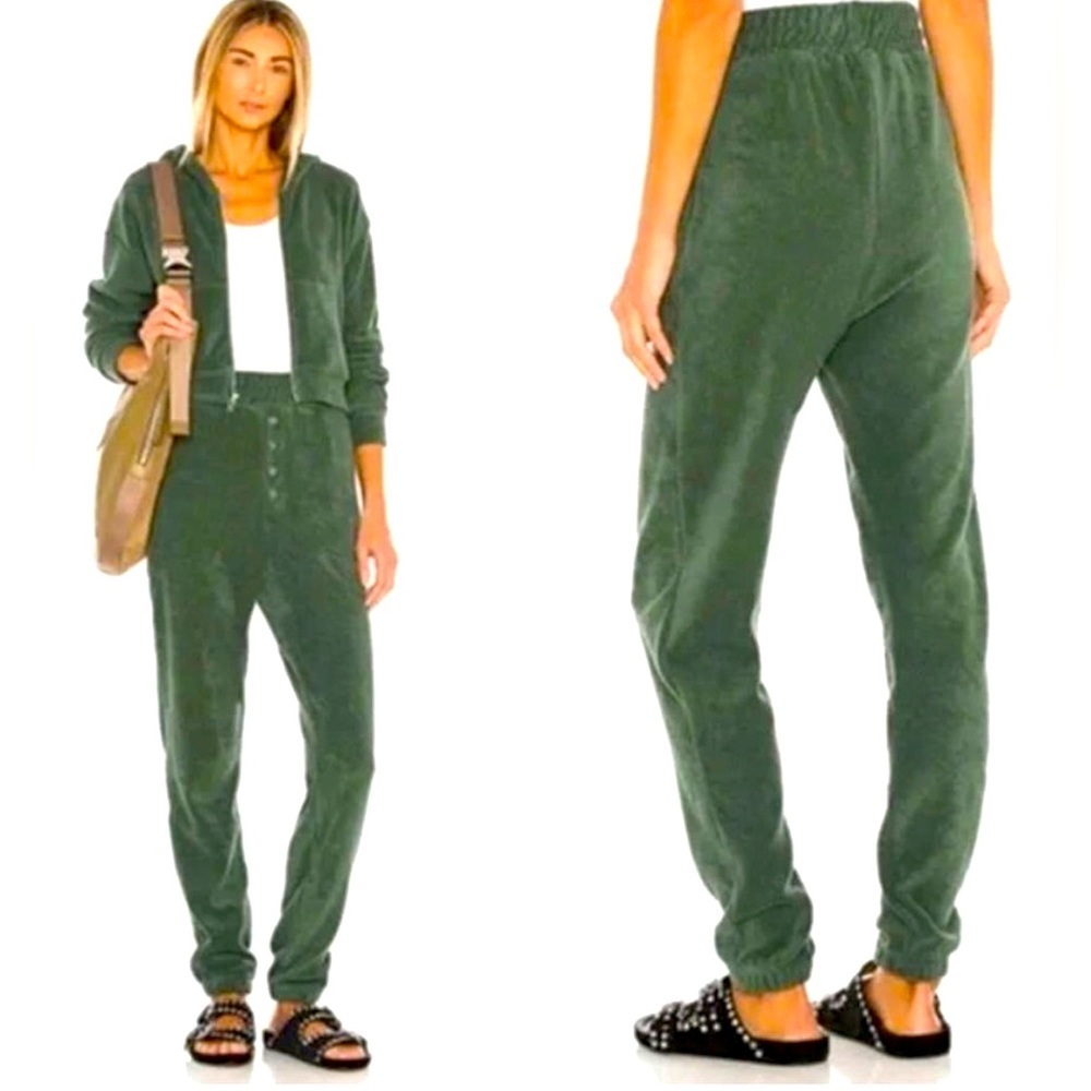 Tularosa jogger lounge pant in green, XS NWT